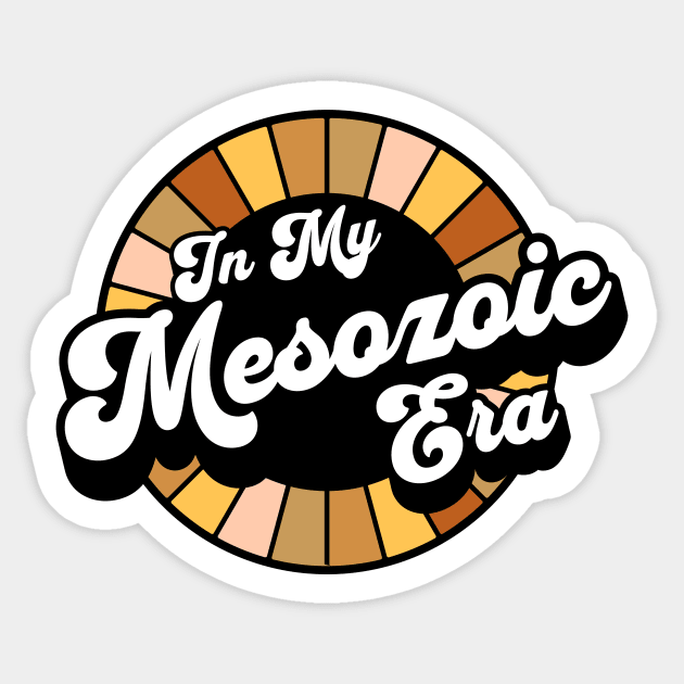 Earth Science - Mesozoic Era - Geology Sticker by Yesteeyear